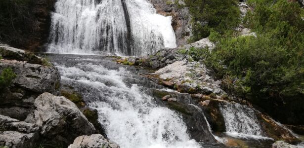 Dolomity, Cascade Sbarco di Fanes «8.8.2018»